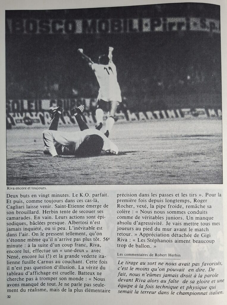 ASSE-CAGLIARI-Coupe-dEurope-des-Clubs-Champions-2-763x1024 ASSE - Cagliari 16eme de finale Coupe d'Europe des Clubs Champions